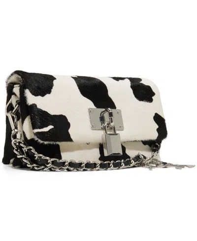 Aldo Mini Jackie Genuine Calf Hair Crossbody Bag In Animal Print