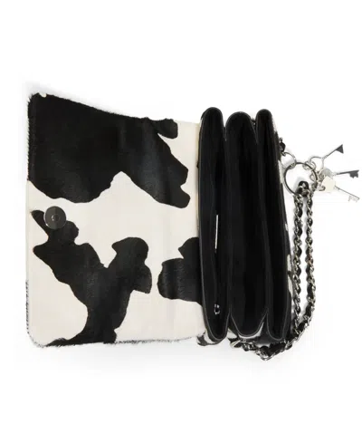 Aldo Mini Jackie Genuine Calf Hair Crossbody Bag In Animal Print