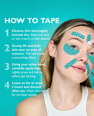 Peter Thomas Roth Peptide Skinjection™ Peptide-infused Face & Eye Tape In Transparent
