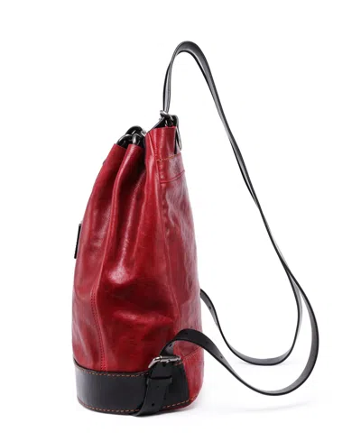 Old Trend Canna Small Drawstring Backpack In Red