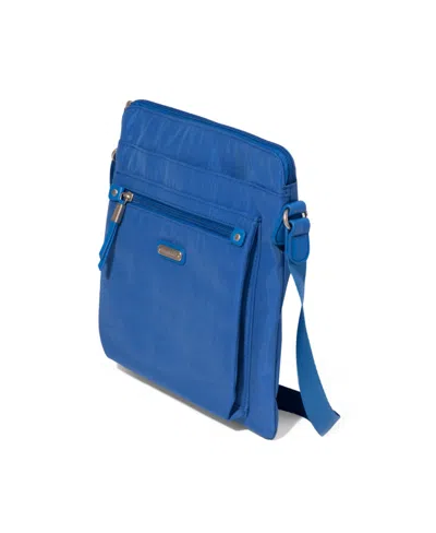 Baggallini Go Bagg Crossbody Bag With Rfid Wristlet In Purple