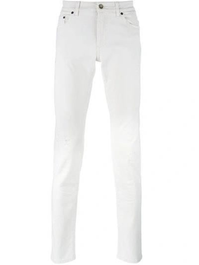 Shop Dolce & Gabbana Slim-fit Jeans - White