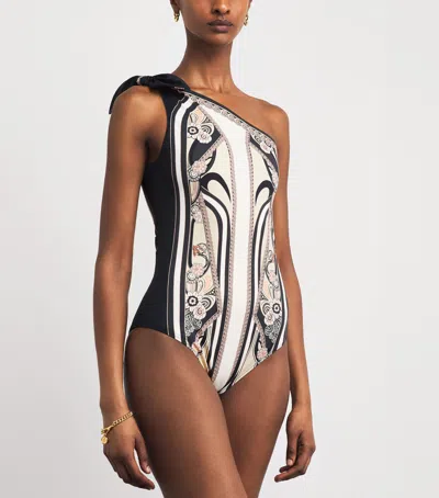 La Doublej Goddess Printed Swimsuit Ambrosia Placee In Multi