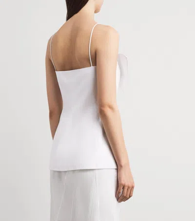 Fforme Cotton Folded Eilwen Top In White