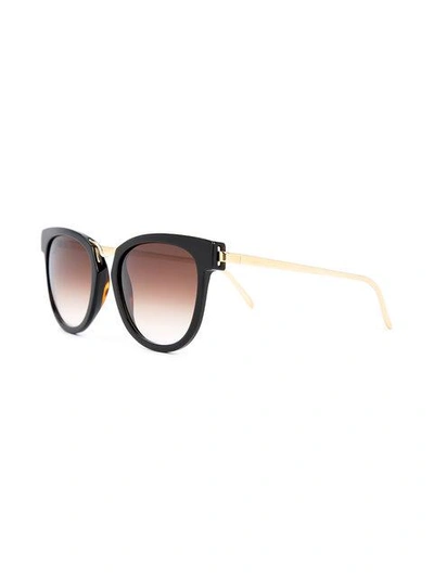Shop Thierry Lasry Square Frame Sunglasses In Black
