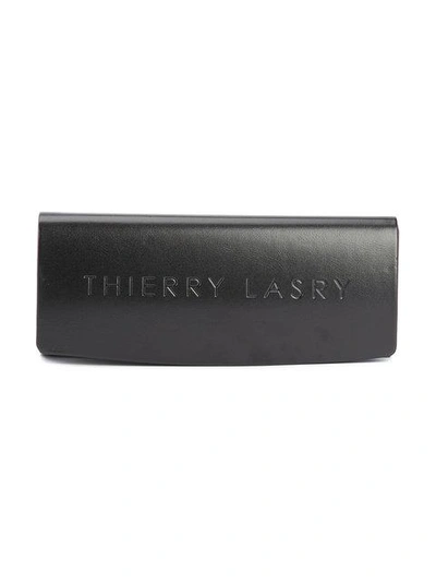 Shop Thierry Lasry Square Frame Sunglasses In Black