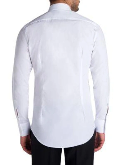 Shop Dsquared2 Slim Tuxedo Shirt In White
