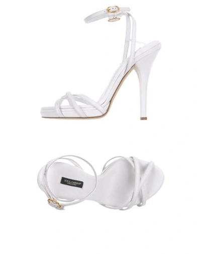 Dolce & Gabbana Sandals In White