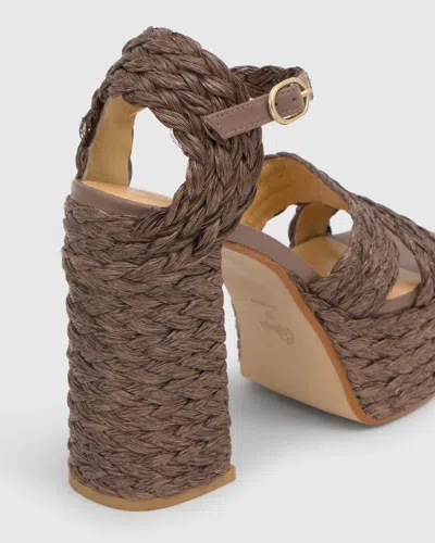 Castaã±er Platform Raffia Espadrilles In Multi