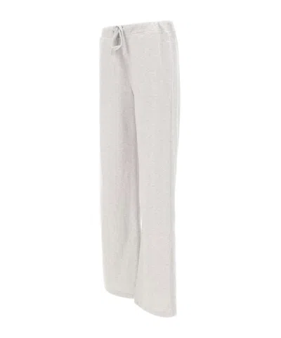 Entire Studios Drawstring Straight-leg Trousers In White