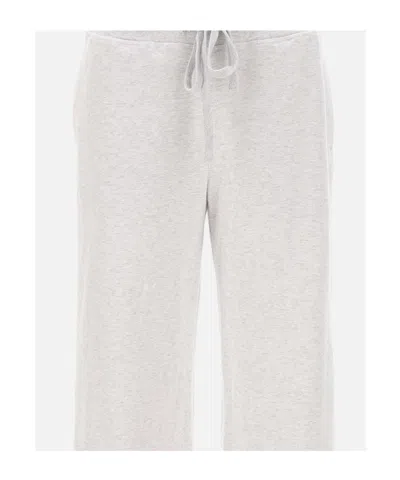 Entire Studios Drawstring Straight-leg Trousers In White