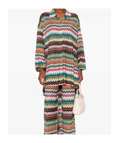 Missoni Herringbone Shirt In Multi