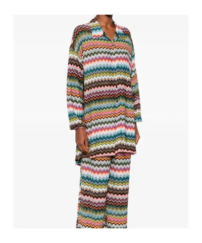 Missoni Herringbone Shirt In Multi