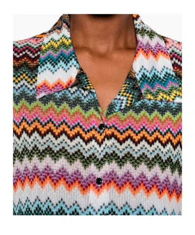Missoni Herringbone Shirt In Multi