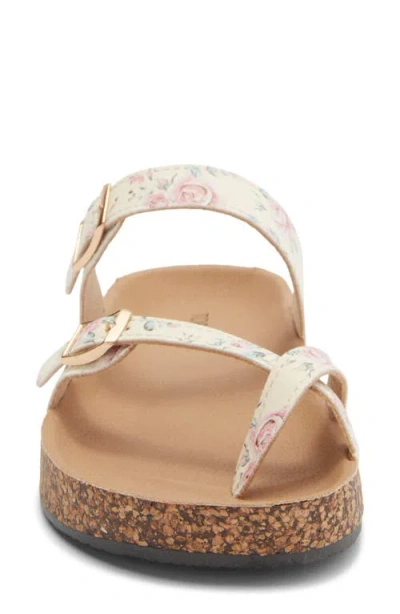 Top Moda Amara Toe Loop Sandal In Multi