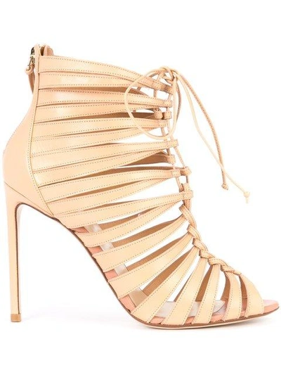 Francesco Russo Strappy Ankle Boots