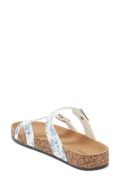 Top Moda Amara Toe Loop Sandal In Multi