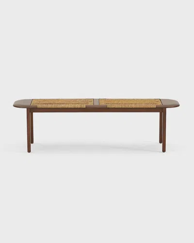 Interlude Home Juno Bench, 64" In Brown
