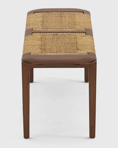 Interlude Home Juno Bench, 64" In Brown
