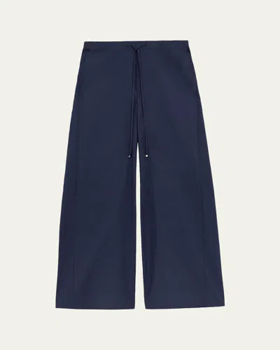 Loewe Drawstring Casual Pants In Blue
