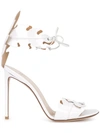 FRANCESCO RUSSO ankle strap sandals,PATENTLEATHER100%