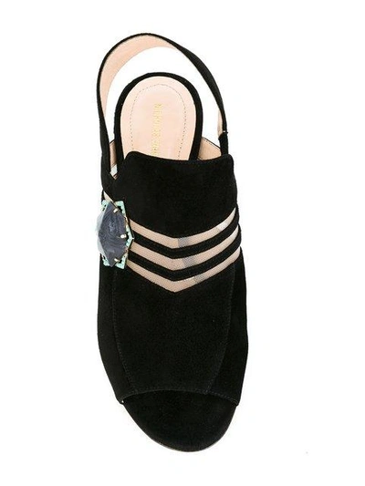 Shop Nicholas Kirkwood 55mm Camille Strap Sandals In Black