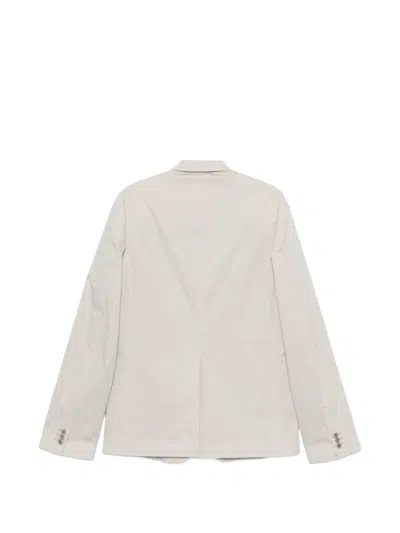 Rier Peak-lapel Single-breasted Jacket In Gray