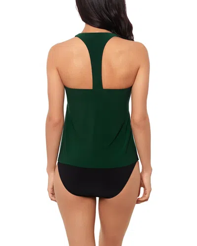 Magicsuit Solid Taylor Underwire Tankini In Green