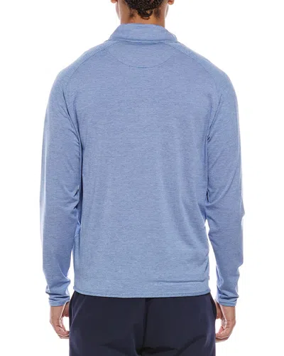 Peter Millar 1/4-zip Pullover In Blue
