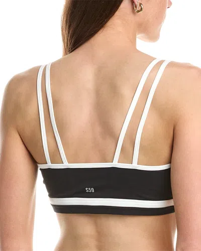 Splits59 Eva Rigor Double Strap Sports Bra In Black