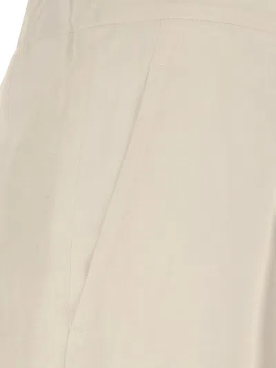 Max Mara Belt Loop Shorts In Neutral