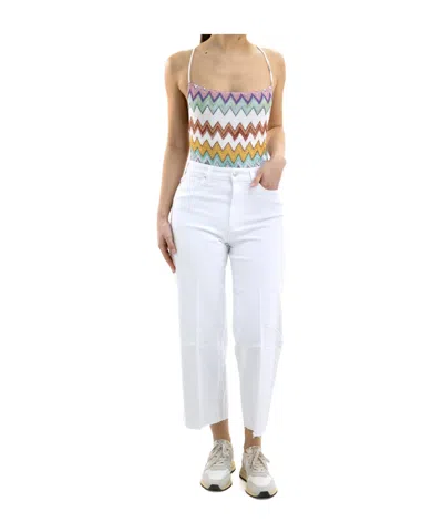 Missoni Chevron-pattern Swimsuit In Multi