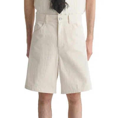 Séfr Belt Loop Shorts In Neutral