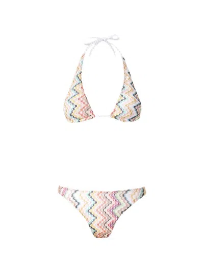 Missoni Zig Zag Bikini In White