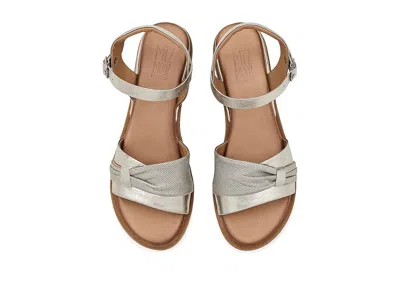 Miz Mooz Gradie Flat Sandals In Silver