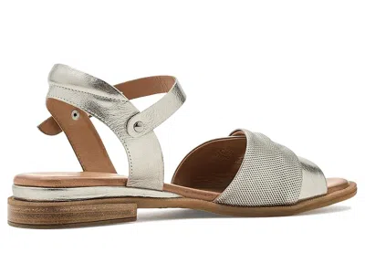 Miz Mooz Gradie Flat Sandals In Silver