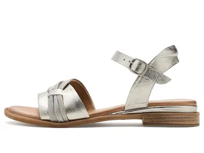 Miz Mooz Gradie Flat Sandals In Silver