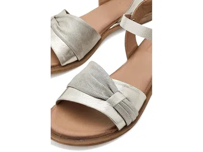 Miz Mooz Gradie Flat Sandals In Silver