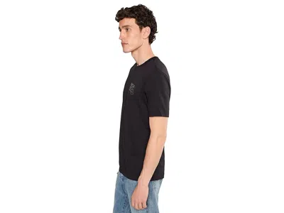Rvca Hex Over Performance Graphic T-shirt In Black