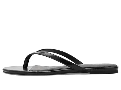 Madewell Izzie Ivana Leather Thong Sandals True Black