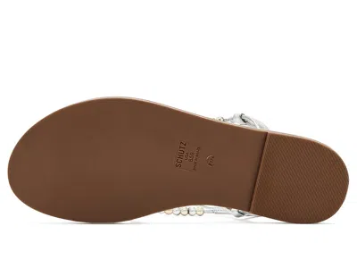 Schutz Adele Glam Flat In Metallic