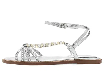 Schutz Adele Glam Flat In Metallic