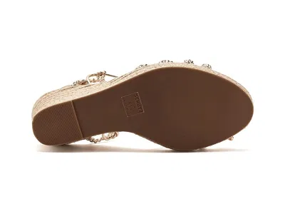Schutz Adele Wedge In Gold