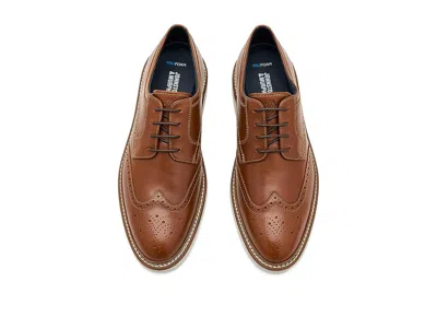Johnston & Murphy Upton Wingtip Derby In Brown