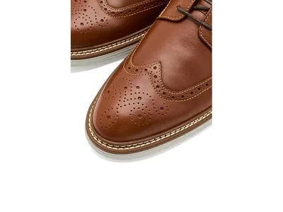 Johnston & Murphy Upton Wingtip Derby In Brown