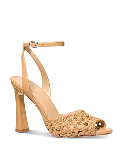 Michael Kors Heeled Sandal Woman Color Beige In Multi