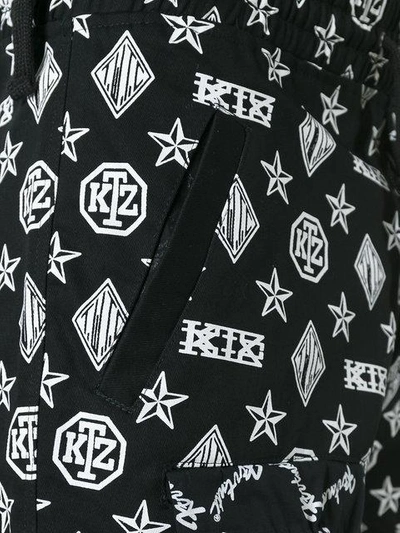 Shop Ktz Monogram Overlap Shorts