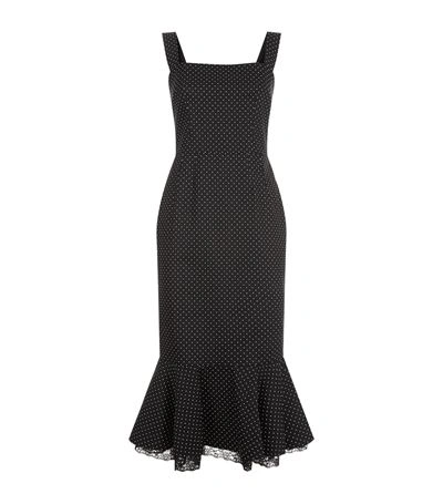 Shop Dolce & Gabbana Polka-dot Flippy Dress