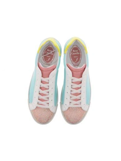 Shop René Caovilla Sneakers In Multicolor Glitter