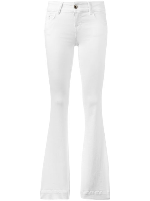 j brand white flare jeans